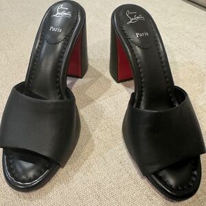 Christian Louboutin black sandals